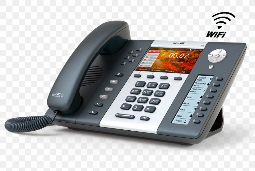 VoIP Phone Telephone Session Initiation Protocol IP PBX Voice Over IP, PNG, 1600x1077px, Voip Phone, Analog Telephone Adapter, Answering Machine, Asterisk, Business Telephone System Download Free