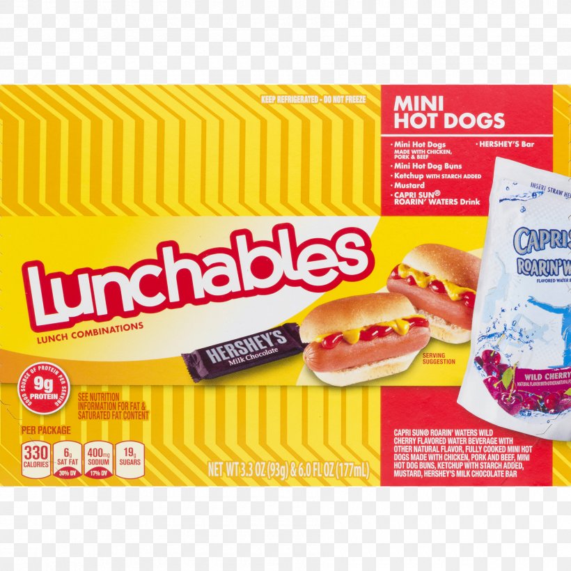 Hot Dog Nachos Pizza Cheese Dog Lunchables, PNG, 1800x1800px, Hot Dog, Bologna Sausage, Brand, Capri Sun, Cheddar Cheese Download Free