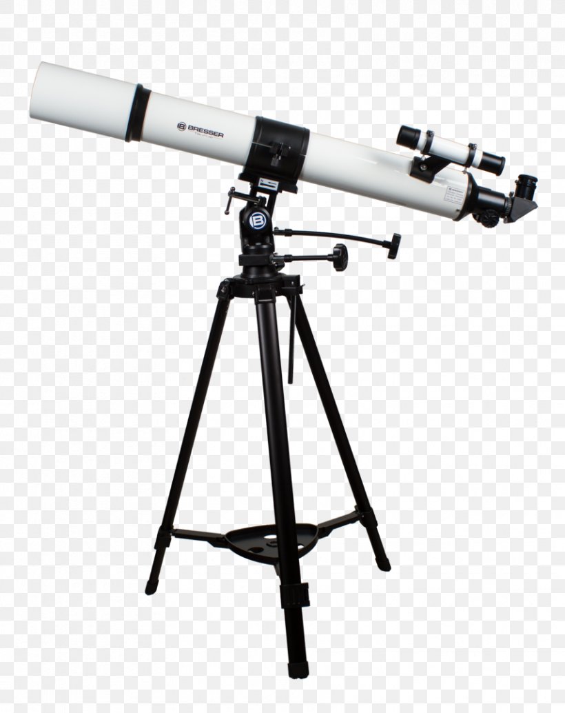 Refracting Telescope Bresser Aperture Equatorial Mount, PNG, 856x1080px