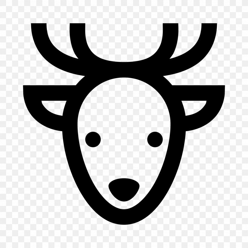 Reindeer Santa Claus Clip Art, PNG, 1600x1600px, Reindeer, Antler, Black And White, Christmas, Christmas Stockings Download Free