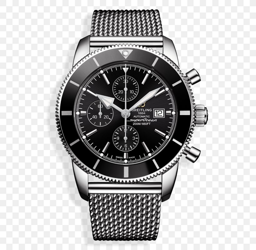 Chronograph Breitling SA Superocean Diving Watch, PNG, 600x800px, Chronograph, Automatic Watch, Bracelet, Brand, Breitling Sa Download Free