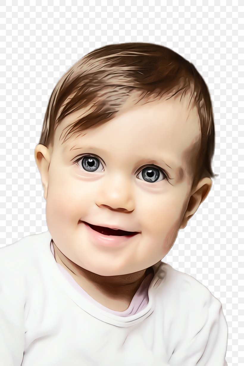 Face Child Hair Cheek Facial Expression, PNG, 1632x2448px, Watercolor, Cheek, Child, Chin, Face Download Free