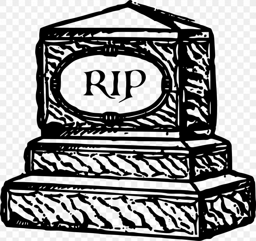 Headstone Grave Rest In Peace Clip Art, PNG, 2400x2258px, Headstone, Archive Of Our Own, Black, Black And White, Brand Download Free