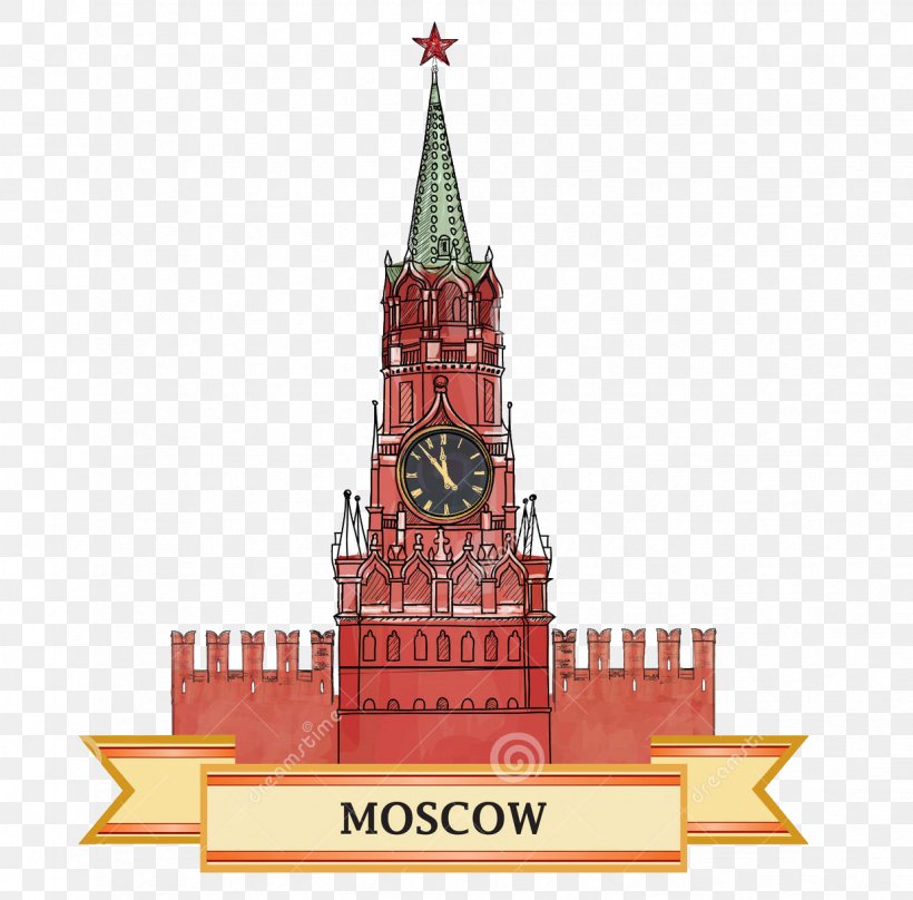 Moscow Kremlin Red Square Saint Basil's Cathedral Spasskaya Tower, PNG, 1237x1219px, Moscow Kremlin, Clock Tower, Drawing, Landmark, Moscow Download Free