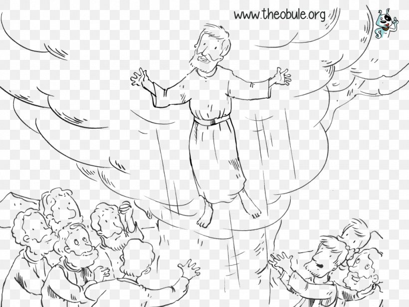 Ascension Day Coloring Book Apostle Line Art, PNG, 1024x768px, Ascension Day, Apostle, Area, Arm, Art Download Free