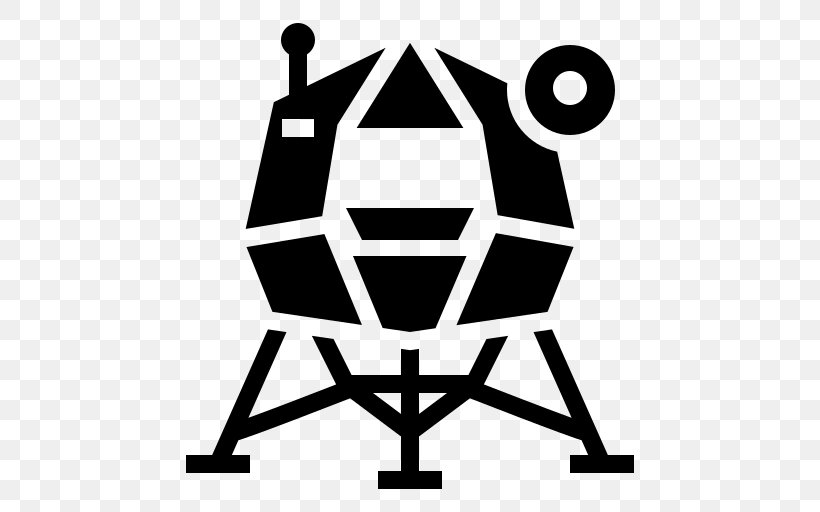 Lunar Lander Video Game Game Controllers Clip Art, PNG, 512x512px, Lunar Lander, Apollo Lunar Module, Area, Artwork, Black And White Download Free