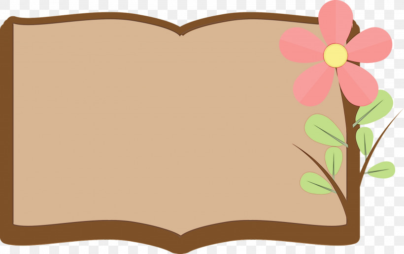 Flower Petal Heart, PNG, 3000x1895px, Flower Frame, Book Frame, Flower, Heart, Paint Download Free