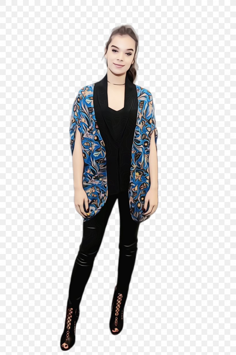 Hailee Steinfeld Z100 Leggings Model Outerwear, PNG, 1632x2448px, Watercolor, Arrival, Blazer, Blouse, Blue Download Free