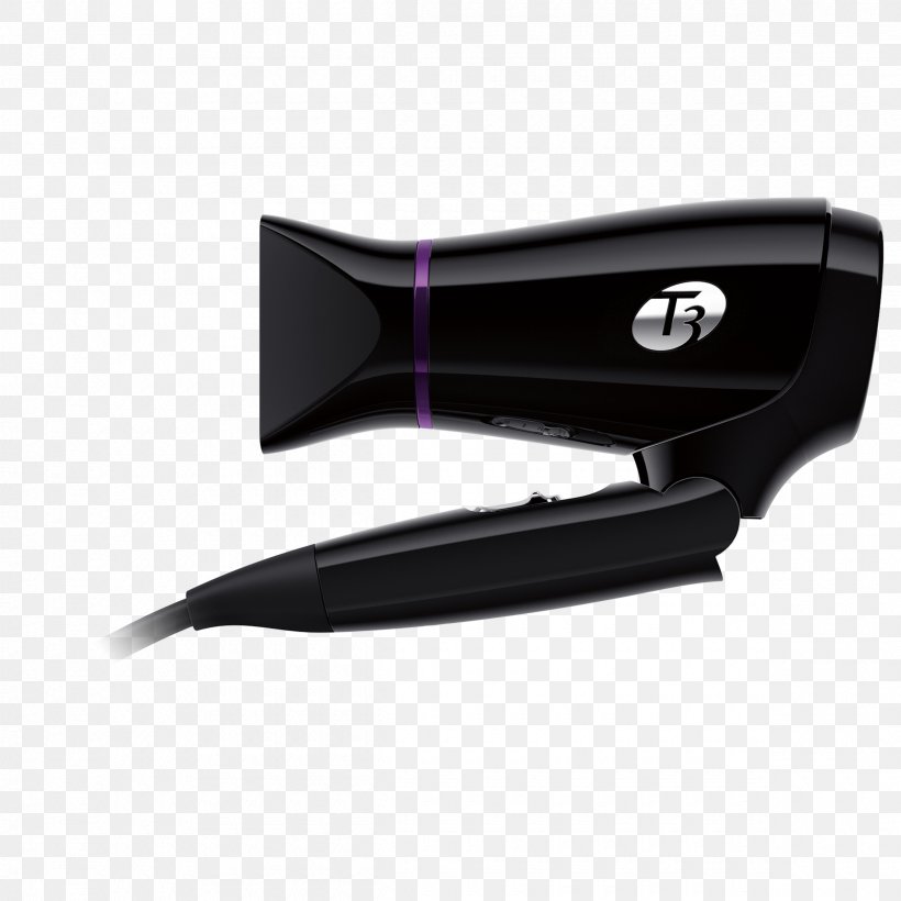 Hair Iron T3 Featherweight Compact Folding Dryer Hair Dryers T3 Featherweight Luxe 2i T3 Featherweight 2, PNG, 2400x2400px, Hair Iron, Clothes Dryer, Com, Ebay, Hair Download Free