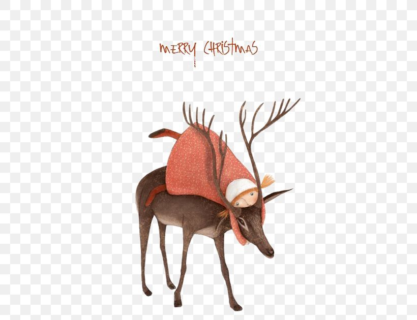 The Snow Queen Deer Elk Drawing Illustration, PNG, 400x630px, Snow Queen, Animation, Antler, Art, Deer Download Free