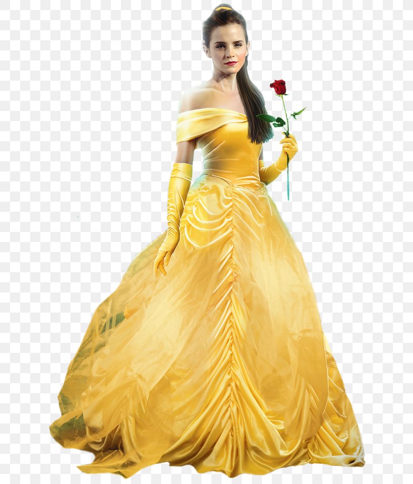 Beauty And The Beast Belle Emma Watson 4K Resolution, PNG, 644x960px, Watercolor, Cartoon, Flower, Frame, Heart Download Free