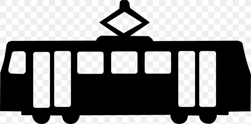 Edinburgh Trams Rail Transport Tram-train, PNG, 2398x1182px, Tram, Black And White, Brand, Drawing, Edinburgh Trams Download Free