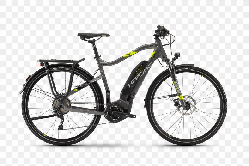Electric Bicycle Haibike SDURO Trekking 6.0 (2018) Bicycle Shop, PNG, 3000x2000px, Bicycle, Automotive Bicycle Rack, Bicycle Accessory, Bicycle Drivetrain Part, Bicycle Fork Download Free
