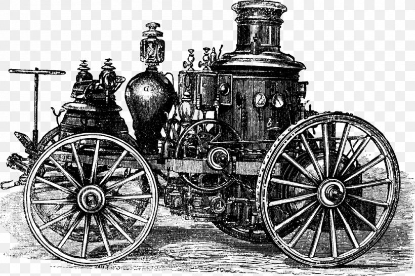 Steam Royalty-free Fire Engine Clip Art, PNG, 1000x665px, Steam, Auto Part, Black And White, Car, Drawing Download Free