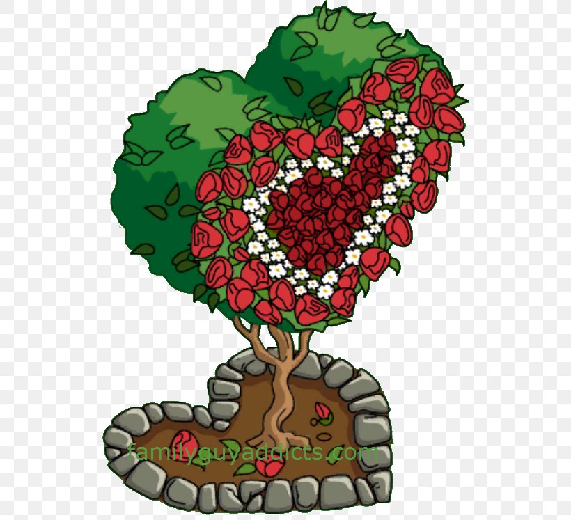 Tree Topiary Valentine's Day Red Leaf, PNG, 539x747px, Watercolor, Cartoon, Flower, Frame, Heart Download Free