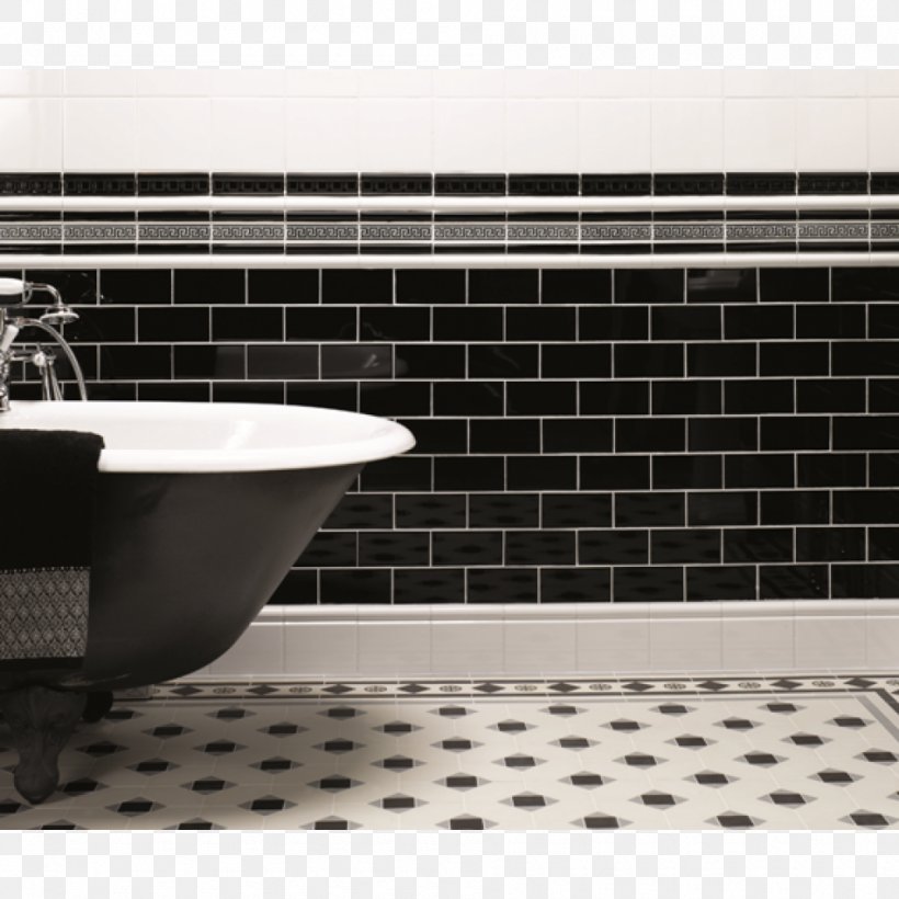 Victorian Era Tile Mosaic Floor Bathroom, PNG, 950x950px, Victorian Era, Bathroom, Black, Building, Ceramic Download Free
