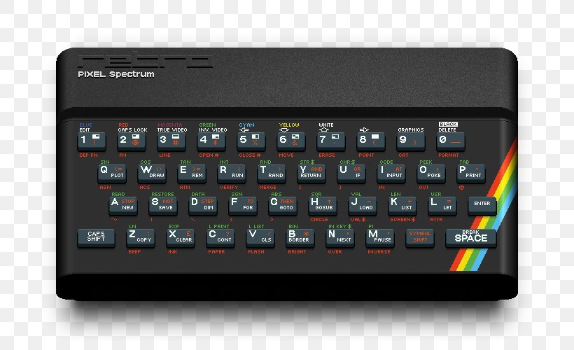 Computer Keyboard ZX Spectrum Sinclair Research, PNG, 800x500px, Computer Keyboard, Amstrad, Amstrad Cpc, Bbc Micro, Computer Download Free