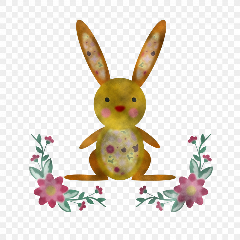 Easter Bunny, PNG, 2480x2480px, Rabbits And Hares, Animal Figure, Easter, Easter Bunny, Easter Egg Download Free