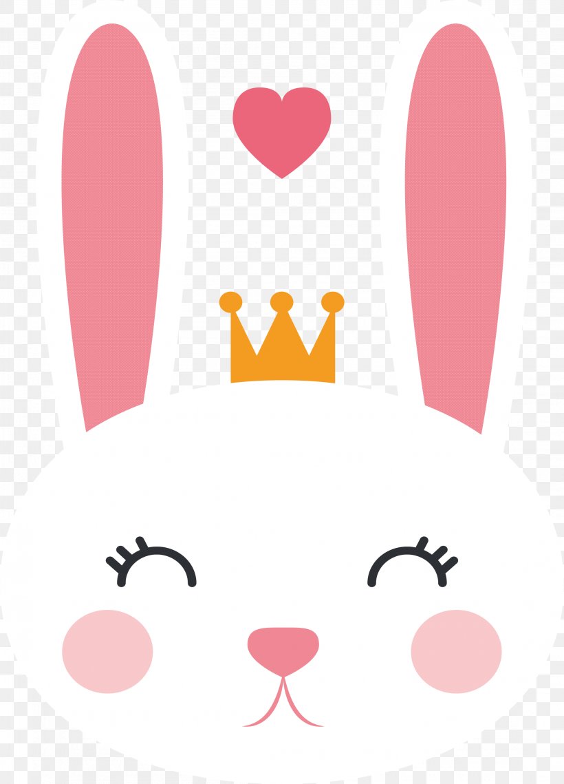 Easter Bunny Rabbit Clip Art, PNG, 2197x3052px, Watercolor, Cartoon, Flower, Frame, Heart Download Free