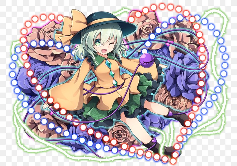 Touhou Project Comiket Manic Shooter Pixiv, PNG, 811x574px, Watercolor, Cartoon, Flower, Frame, Heart Download Free