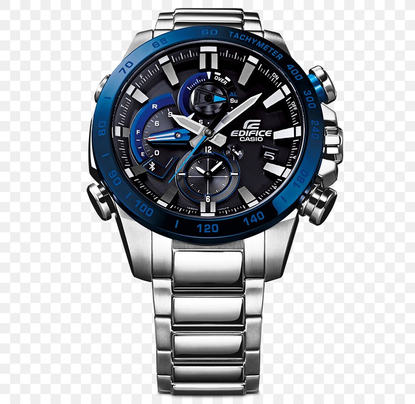 Casio Edifice EQB-800DB Watch Chronograph, PNG, 600x800px, Casio Edifice Eqb800db, Analog Watch, Baselworld, Blue, Brand Download Free