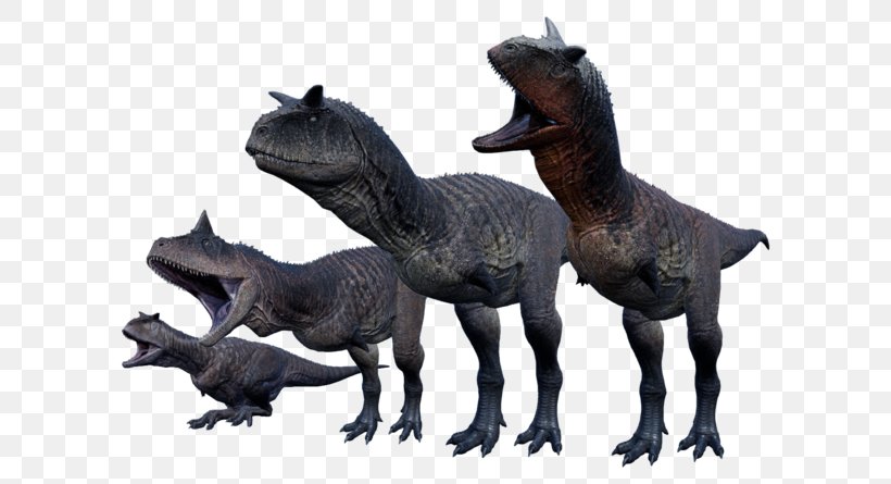 Dinosaur Carnotaurus Ceratosaurus Tyrannosaurus Allosaurus, PNG, 640x445px, Dinosaur, Allosaurus, Animal Figure, Animation, Art Download Free