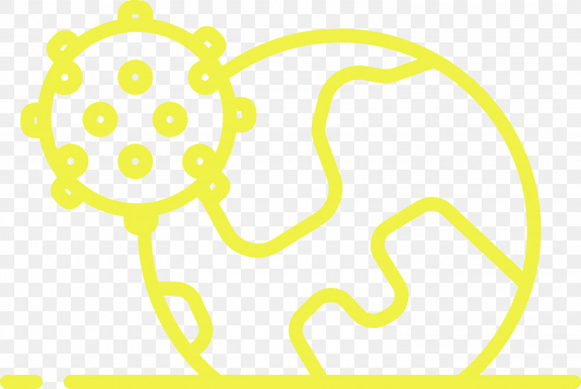 Yellow Line Circle, PNG, 3000x2013px, Coronavirus, Circle, Covid19, Line, Paint Download Free