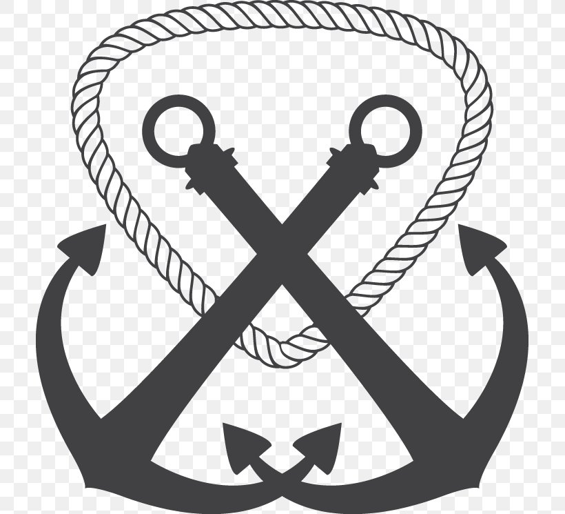 Anchor Clip Art, PNG, 715x745px, Anchor, Black And White, Free Content, Monochrome, Monochrome Photography Download Free