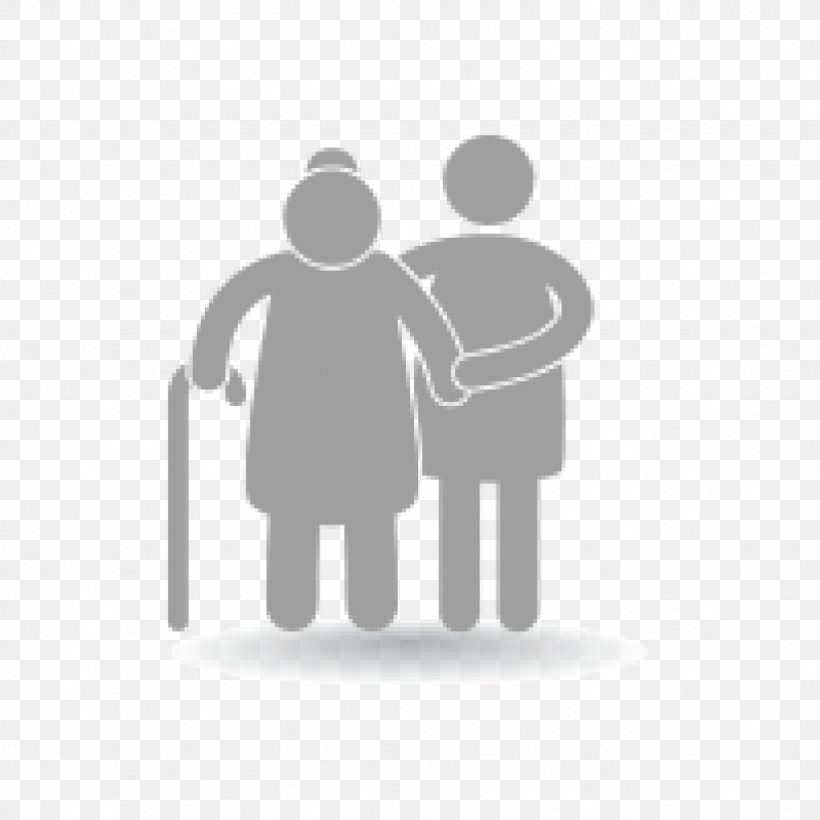 Caregiver Health Care Assisted Living Old Age, PNG, 1024x1024px, Caregiver, Aged Care, Assisted Living, Black And White, Child Download Free