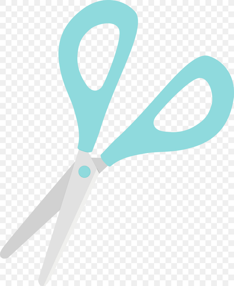 Scissors Turquoise Office Instrument Plastic, PNG, 2460x3000px, Scissors, Office Instrument, Paint, Plastic, School Supplies Download Free