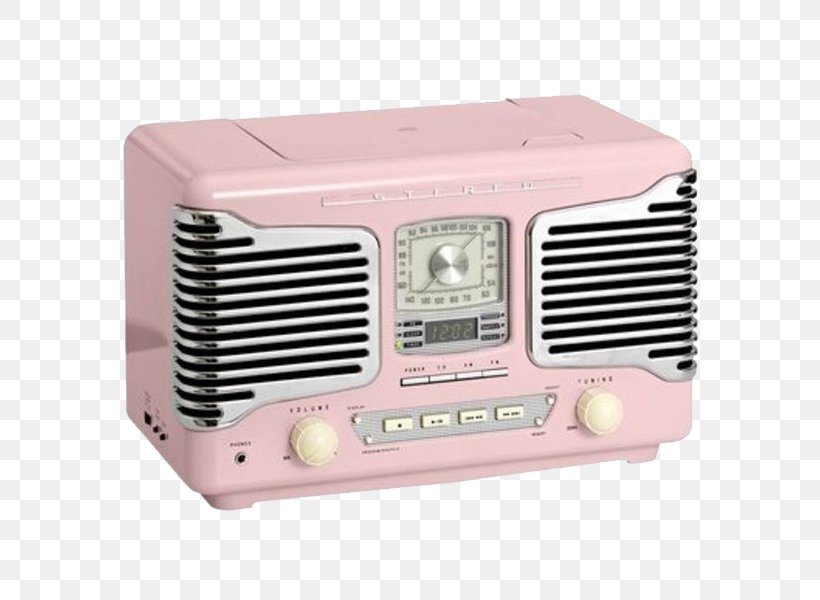 Antique Radio Vintage Pink Radio, PNG, 600x600px, Radio, Antique Radio, Electronic Device, Electronic Instrument, Electronics Download Free