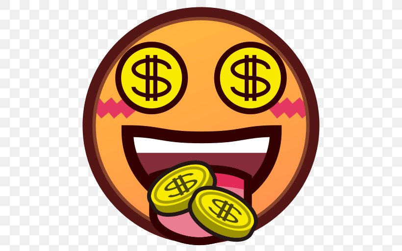 Emojipedia Money Smiley Emoticon, PNG, 512x512px, Emoji, Currency Converter, Emoji Movie, Emojipedia, Emoticon Download Free