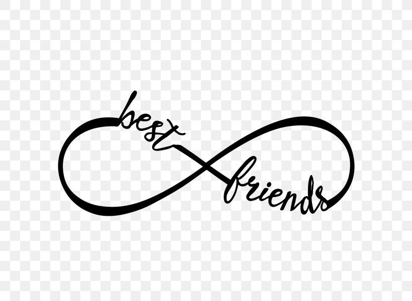 Best Friends Forever Friendship Love Clip Art, PNG, 600x600px, Best Friends Forever, Area, Black, Black And White, Brand Download Free