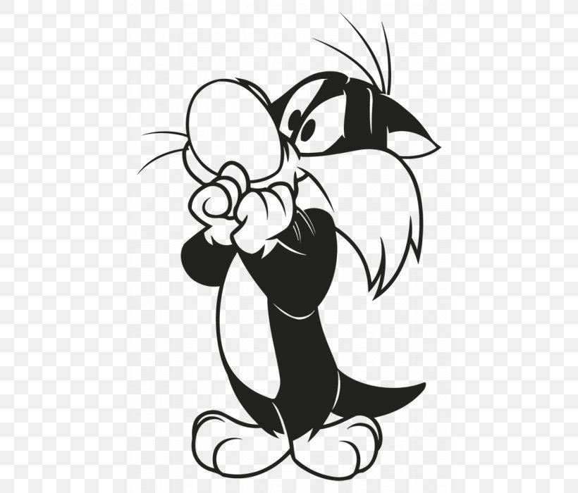 Clip Art Drawing Image Looney Tunes Black And White, PNG, 700x700px, Drawing, Art, Artwork, Bird, Black Download Free