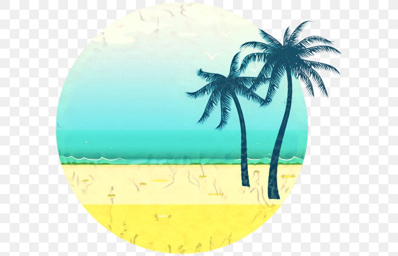Clip Art Transparency Image Beach, PNG, 599x528px, Beach, Aqua, Arecales, Bromeliaceae, Coconut Download Free