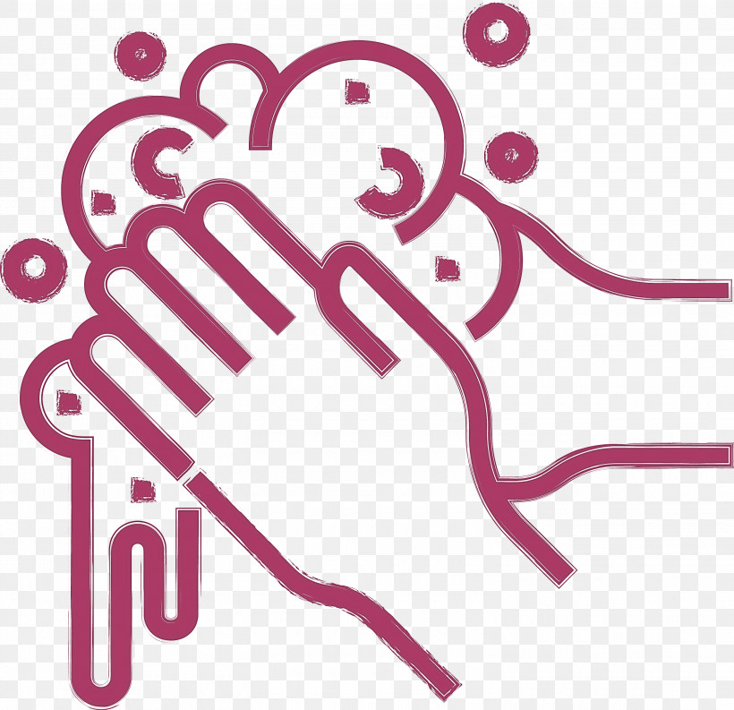Hand Cleaning Hand Washing, PNG, 3000x2904px, Hand Cleaning, Hand Washing, Line, Magenta, Pink Download Free