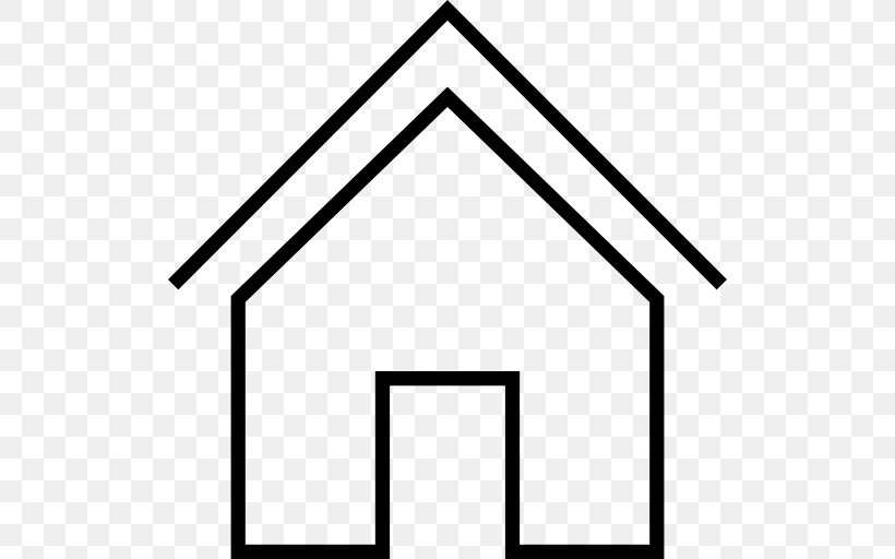 House Home Building, PNG, 512x512px, House, Apartment, Area, Black, Black And White Download Free