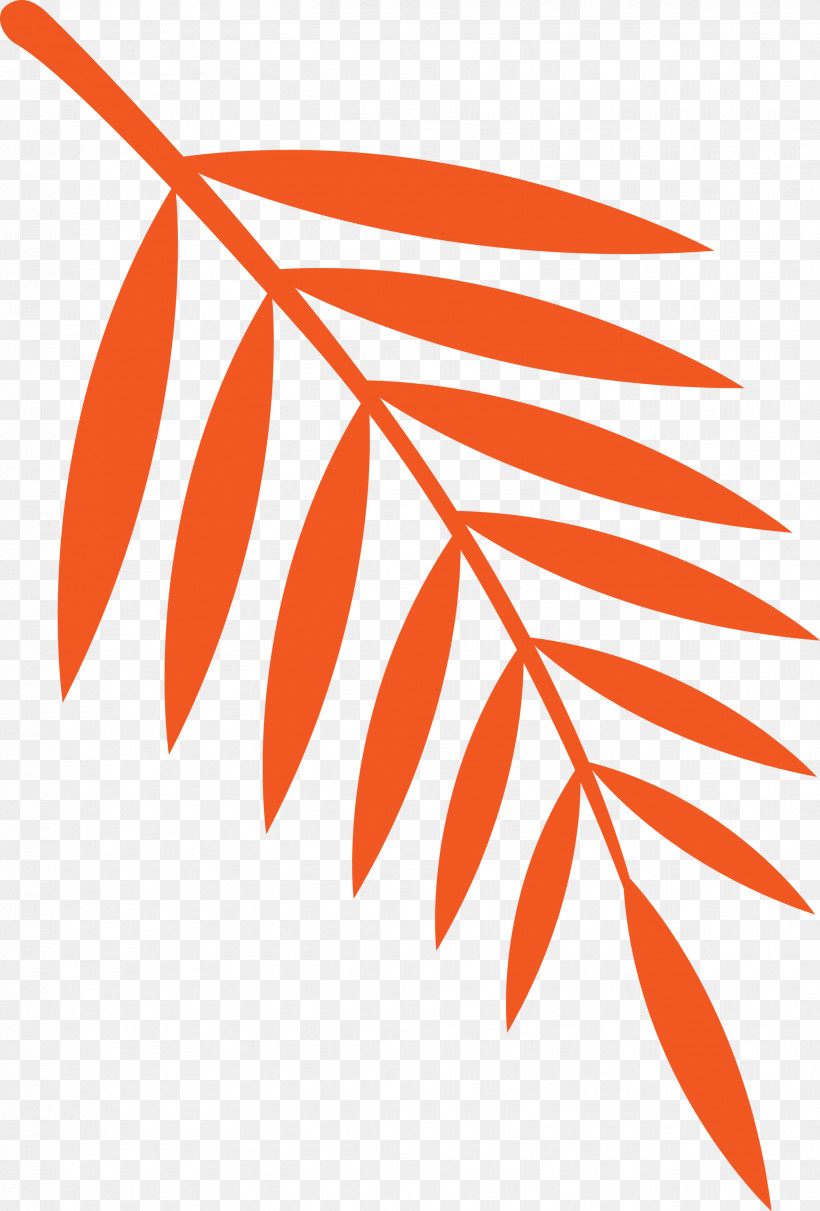Leaf, PNG, 2031x3000px, Leaf, Branch, Flower, Line, Orange Download Free