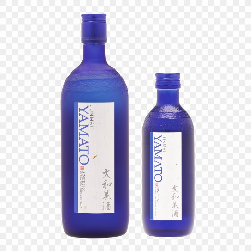 Liqueur Glass Bottle SAKE, PNG, 3402x3402px, Liqueur, Bottle, Cobalt, Cobalt Blue, Distilled Beverage Download Free