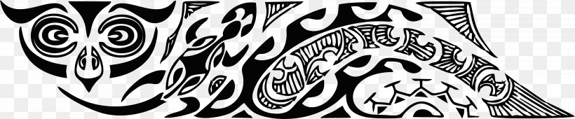 Free Vector | Hand drawn maori tattoo border element