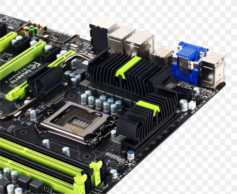 Motherboard Intel Computer Hardware Computer System Cooling Parts LGA 1155, PNG, 2000x1633px, Motherboard, Central Processing Unit, Chipset, Computer Component, Computer Cooling Download Free