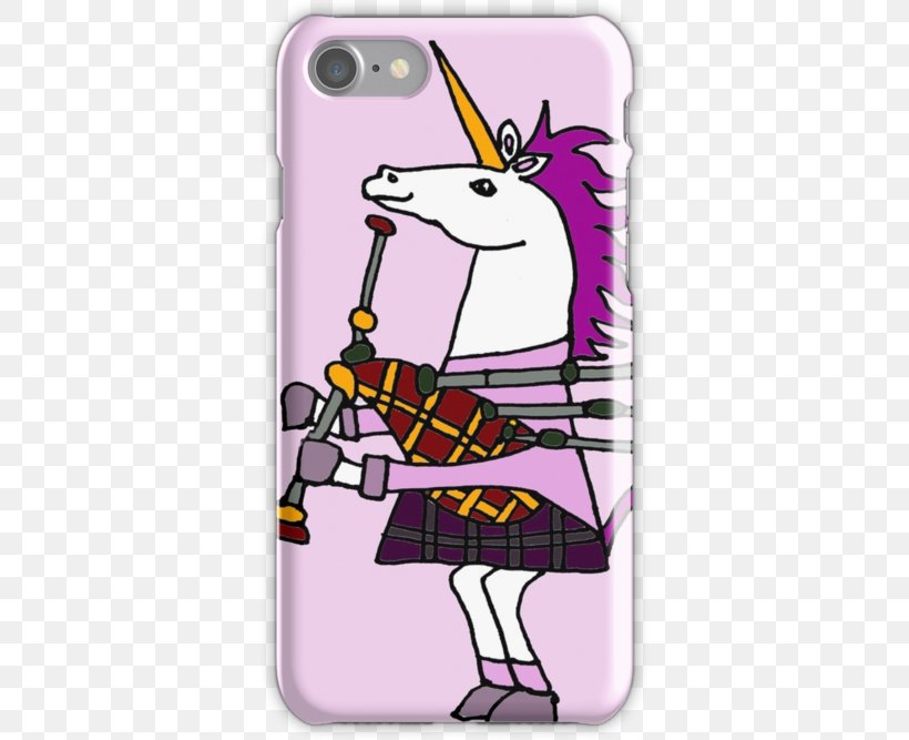 Unicorn Bagpipes Art Post Cards, PNG, 500x667px, Watercolor, Cartoon, Flower, Frame, Heart Download Free