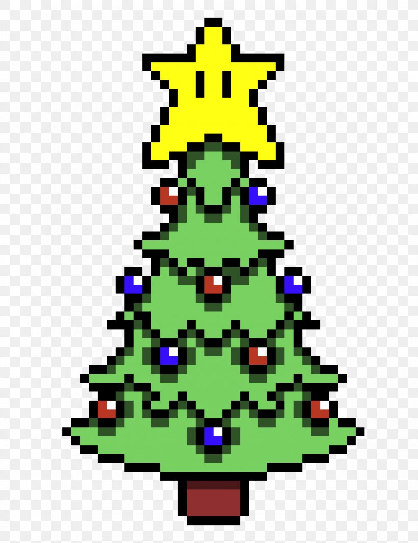 Christmas Tree Bead Pixel Art Mario, PNG, 2350x3050px, Christmas, Art, Bead, Beadwork, Christmas Card Download Free