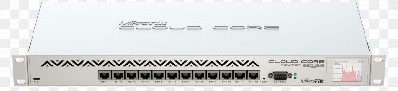 MikroTik RouterBoard Cloud Core Router MikroTik RouterBoard Cloud Core Router MikroTik RouterOS, PNG, 6978x1611px, Router, Brand, Central Processing Unit, Cisco Systems, Computer Accessory Download Free