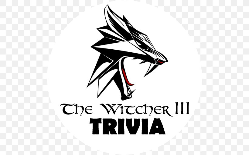 The Witcher 3: Wild Hunt Geralt Of Rivia Ciri Image, PNG, 512x512px, Witcher 3 Wild Hunt, Beak, Bird, Black And White, Brand Download Free