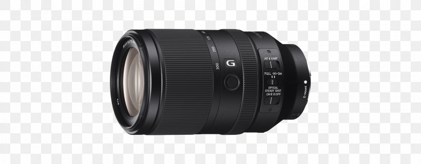 Camera Lens Sony FE Telephoto 70-300mm F/4.5-5.6 G OSS Sony FE 70-300mm F4.5-5.6 G OSS SEL70300G, PNG, 2028x792px, Camera Lens, Camera, Camera Accessory, Cameras Optics, Digital Camera Download Free