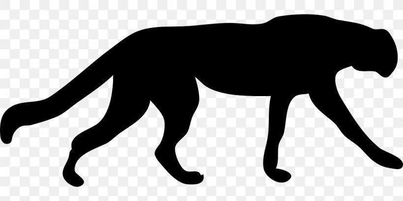 Cheetah Jaguar Panther Felidae Clip Art, PNG, 1280x640px, Cheetah, Big Cats, Black, Black And White, Carnivoran Download Free