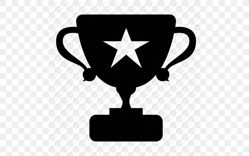 Trophy Symbol Award, PNG, 512x512px, Trophy, Achievement, Award, Black And White, Brand Download Free
