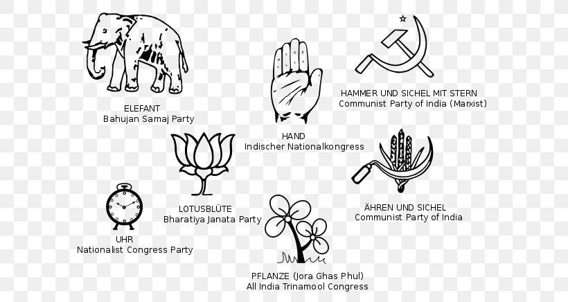 Indian National Congress Political Party Kitty Party Symbol, PNG, 640x436px, Watercolor, Cartoon, Flower, Frame, Heart Download Free