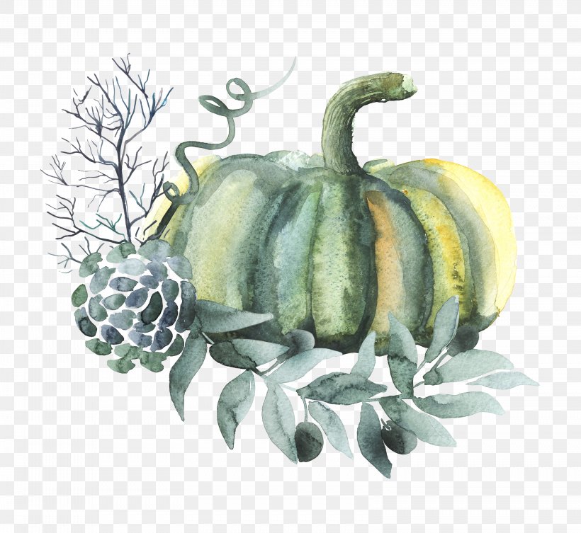 Pumpkin Watercolor Painting Vegetable, PNG, 3198x2940px, Pumpkin, Art, Autumn, Carving, Cucurbita Download Free